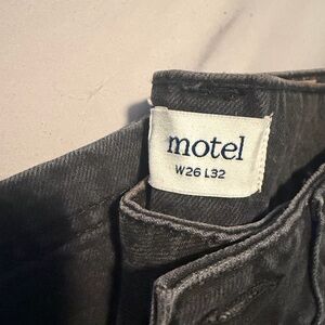 Motel Rocks Black Wide Leg / Flare Jeans